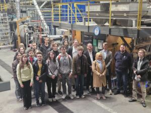 Studenci Politechniki Śląskiej na wycieczce w Łukasiewicz - IMN