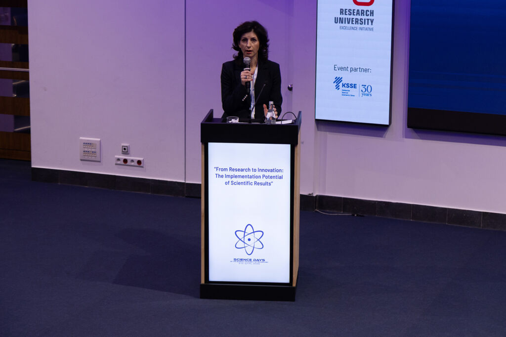 Barbara Juszyk podczas Dni Nauki na Politechnice Śląskiej