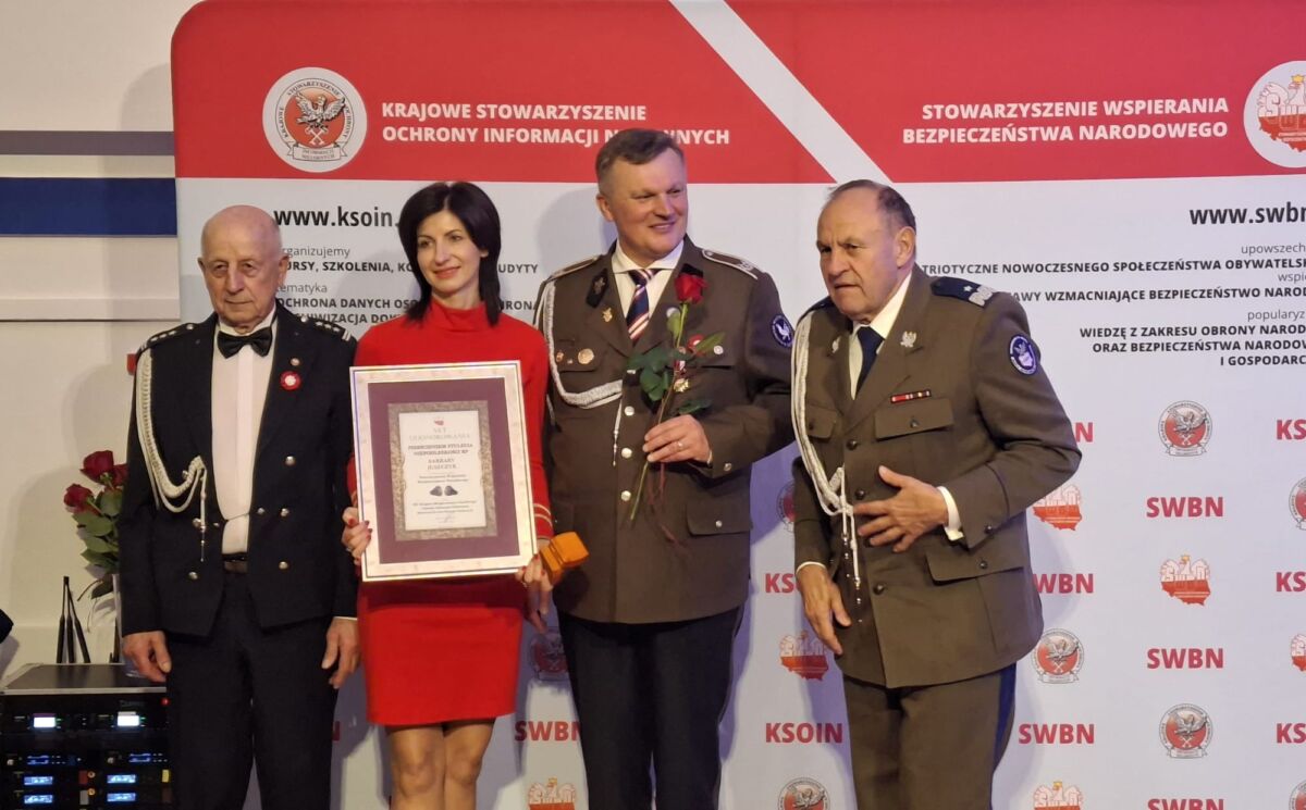 Dr inż. Barbara Juszczyk, MBA z wyróżnieniem Pierścień Stulecia RP